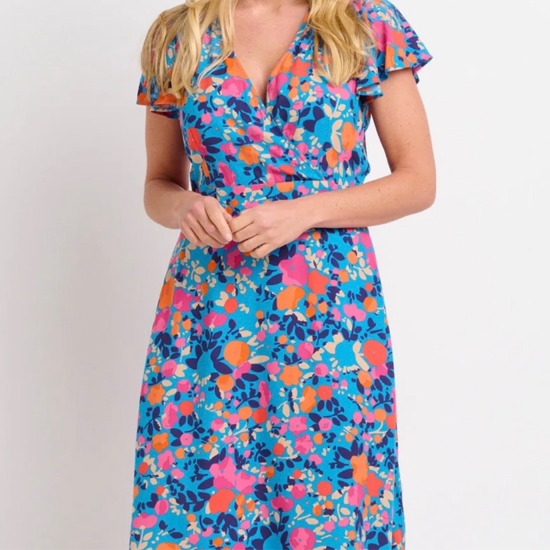Joules jude wrap dress on sale